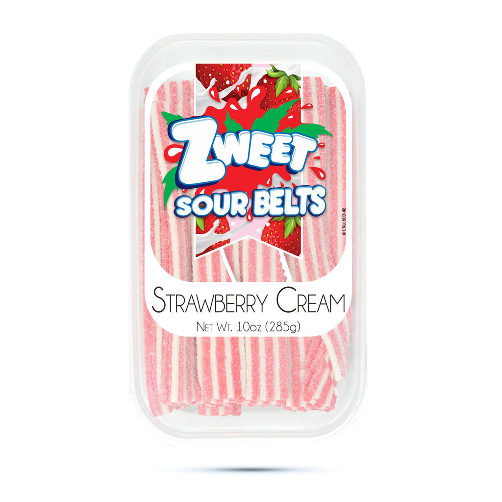 Zweet Strawberry Cream Belts | 10oz Container